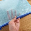 A4 transparent file bag, zipper document bag, plastic file grid, test paper, multi-layer storage, fresh and cute for both men and women Item Picture